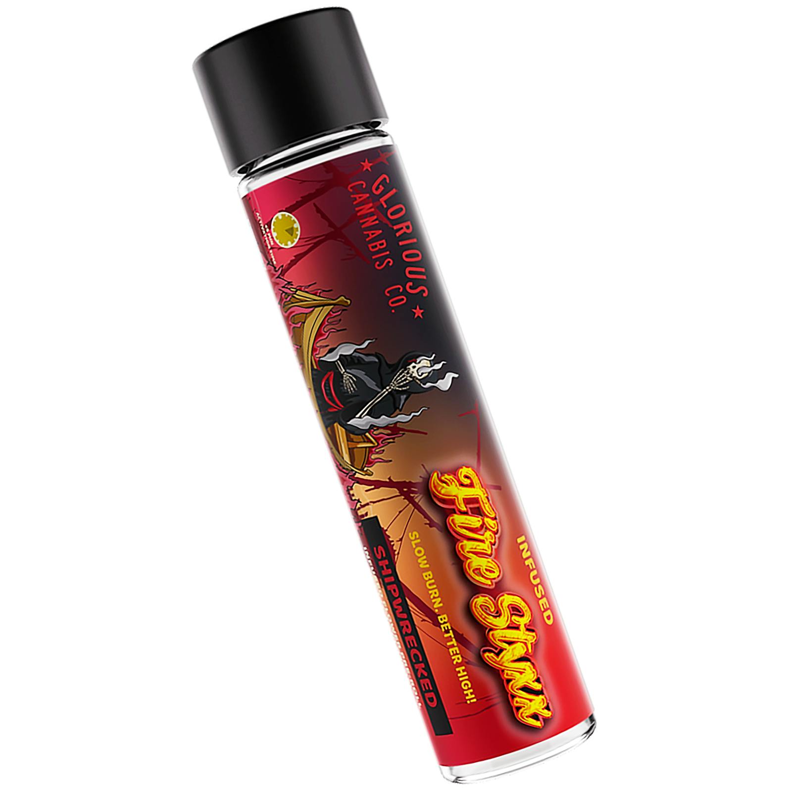 Photograph of product: GLORIOUS | ICC | Infused Preroll | FIRE STYXX | Shipwrecked