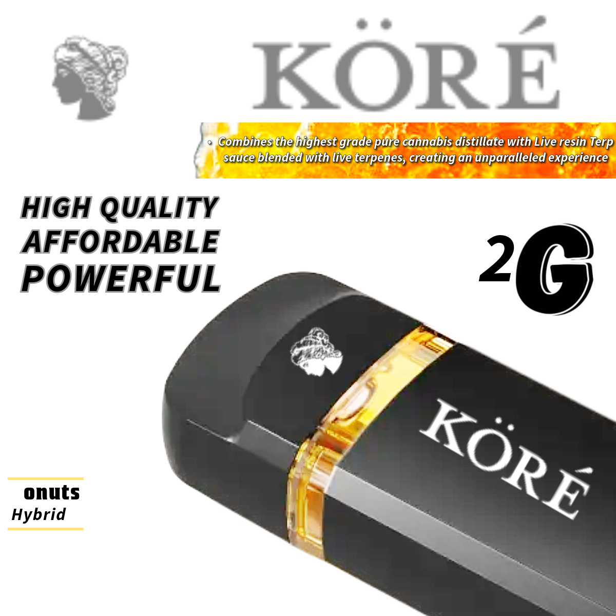 Photograph of product: Kore | Disposable | Zonuts | 2g