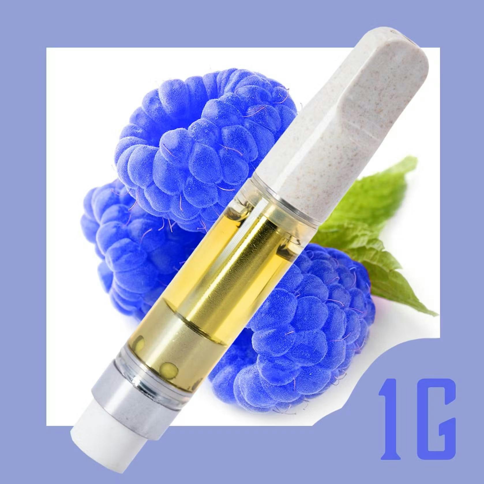 Photograph of product: Elevate Blue Raspberry Botanical Cart | 1g