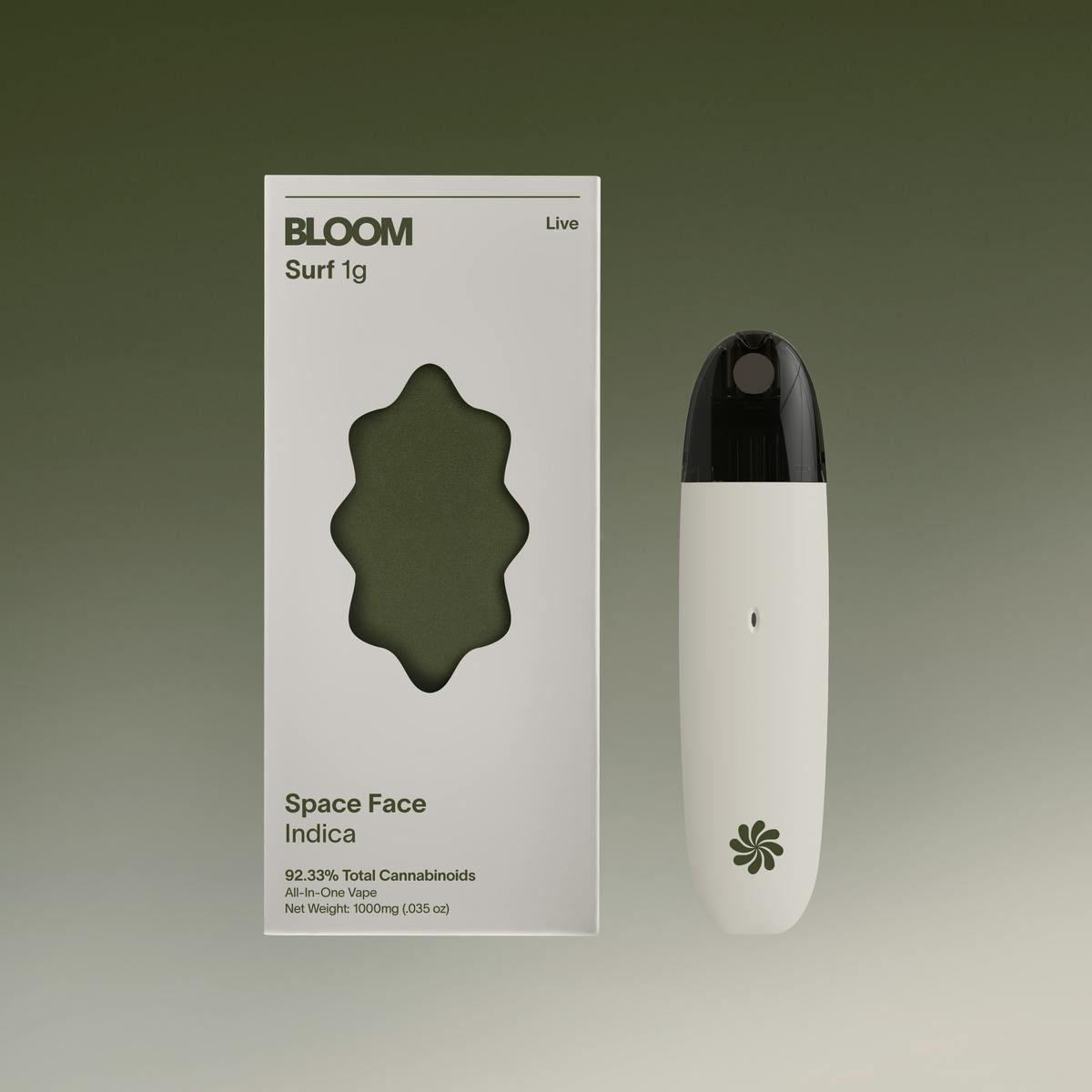 Photograph of product: Space Face |  1g Oui'd AIO Disposable