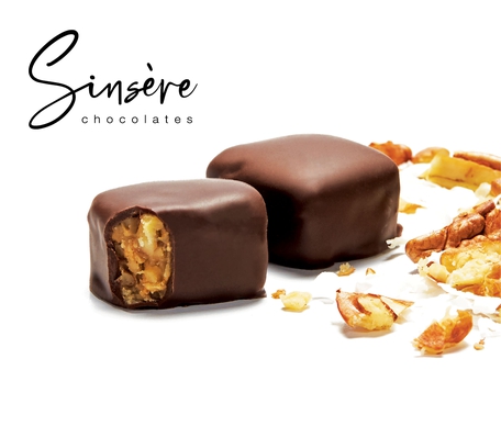 Photograph of product: Coconut Pecan Chocolate Bites 10x10mg 100mg