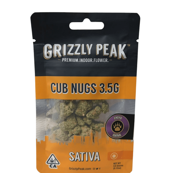 Photograph of product: Grizzly Peaks Cub Nugs - Froyo 3.5 Flower - 