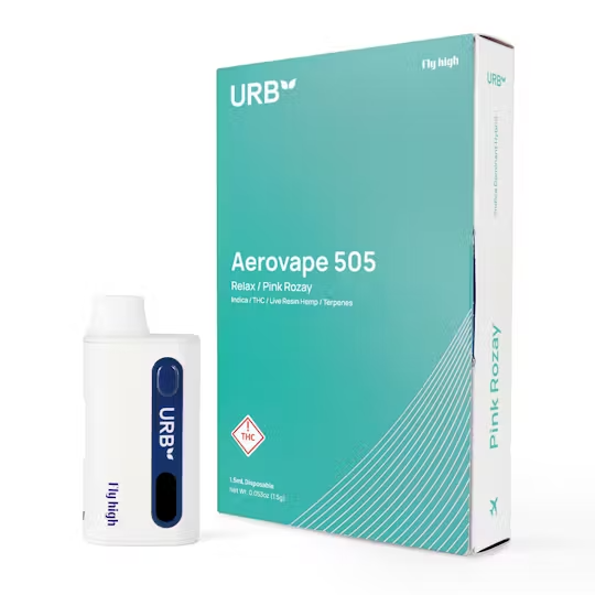 Photograph of product: URB - 1.5g AIO Aerovape 505 - Pink Rozay (I/H)