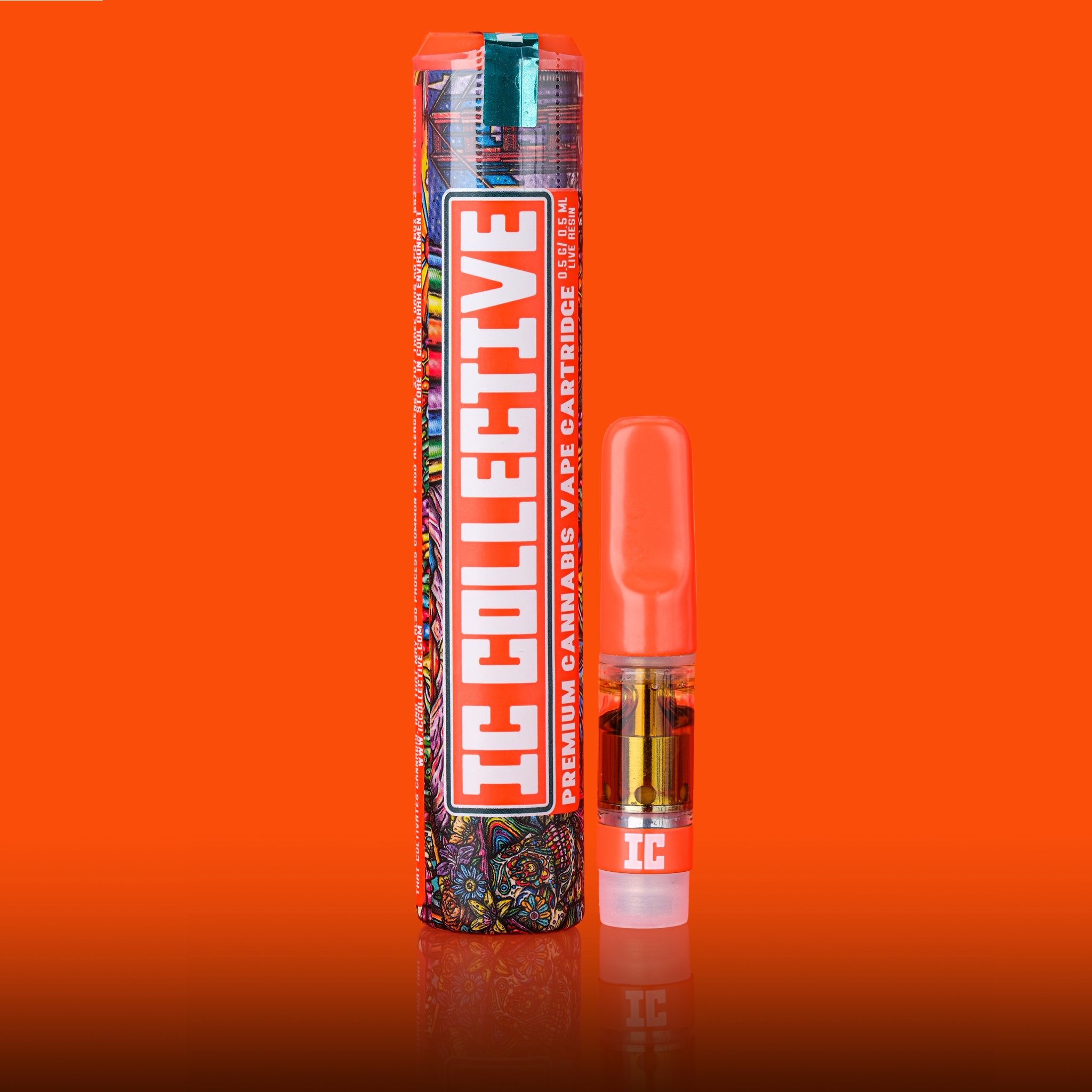 Photograph of product: Live Resin Cartridge | IC Collective | B.A.F