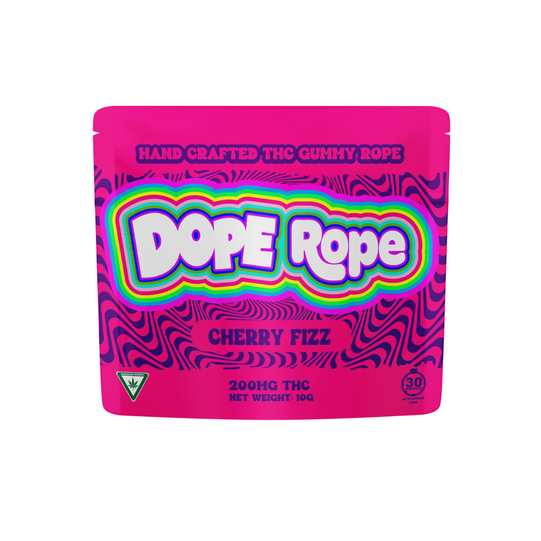 Photograph of product: Dope Rope - 200mg Gummy Rope - Magic Mimosa