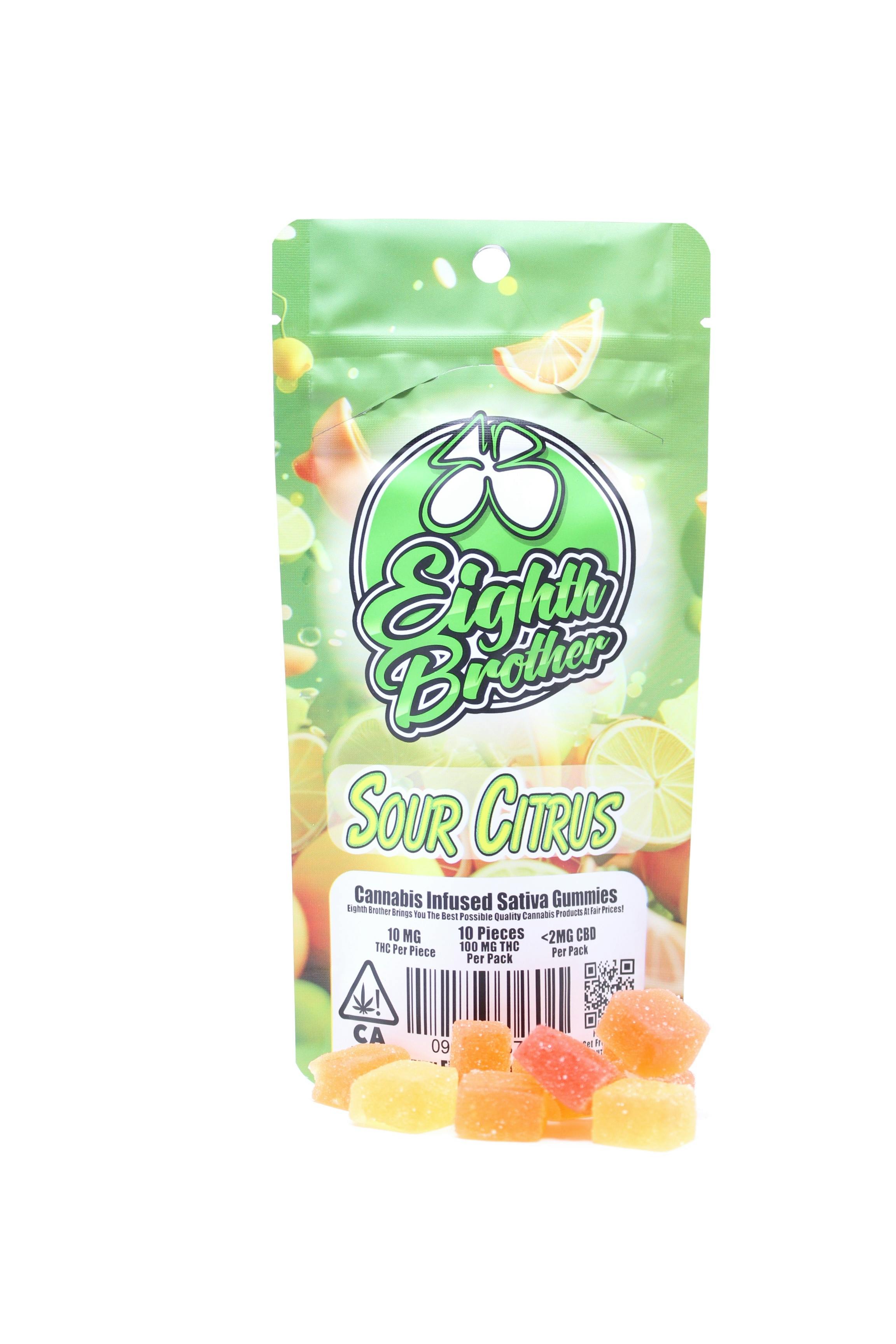 Photograph of product: SOUR CITRUS - BROTHERS - 10PK GUMMIES