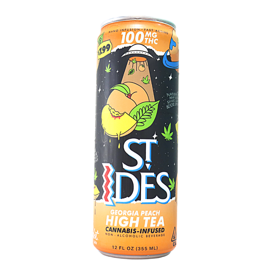 Photograph of product: St. Ides Georgia Peach High Tea 100mg