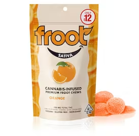 Photograph of product: Froot - Orange Tangie - Gummies 10pk