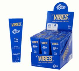 Photograph of product: Vibes Rice 1-1/4" Cones 6pk