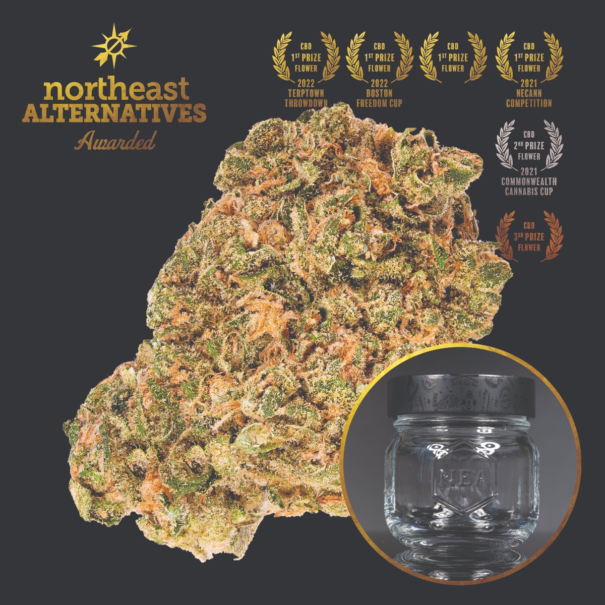 Photograph of product: Sour Tsunami 1:1 Flower - 3.5g