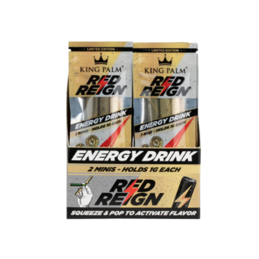 Photograph of product: King Palm Energy Drink Red Reign Cones - ACC