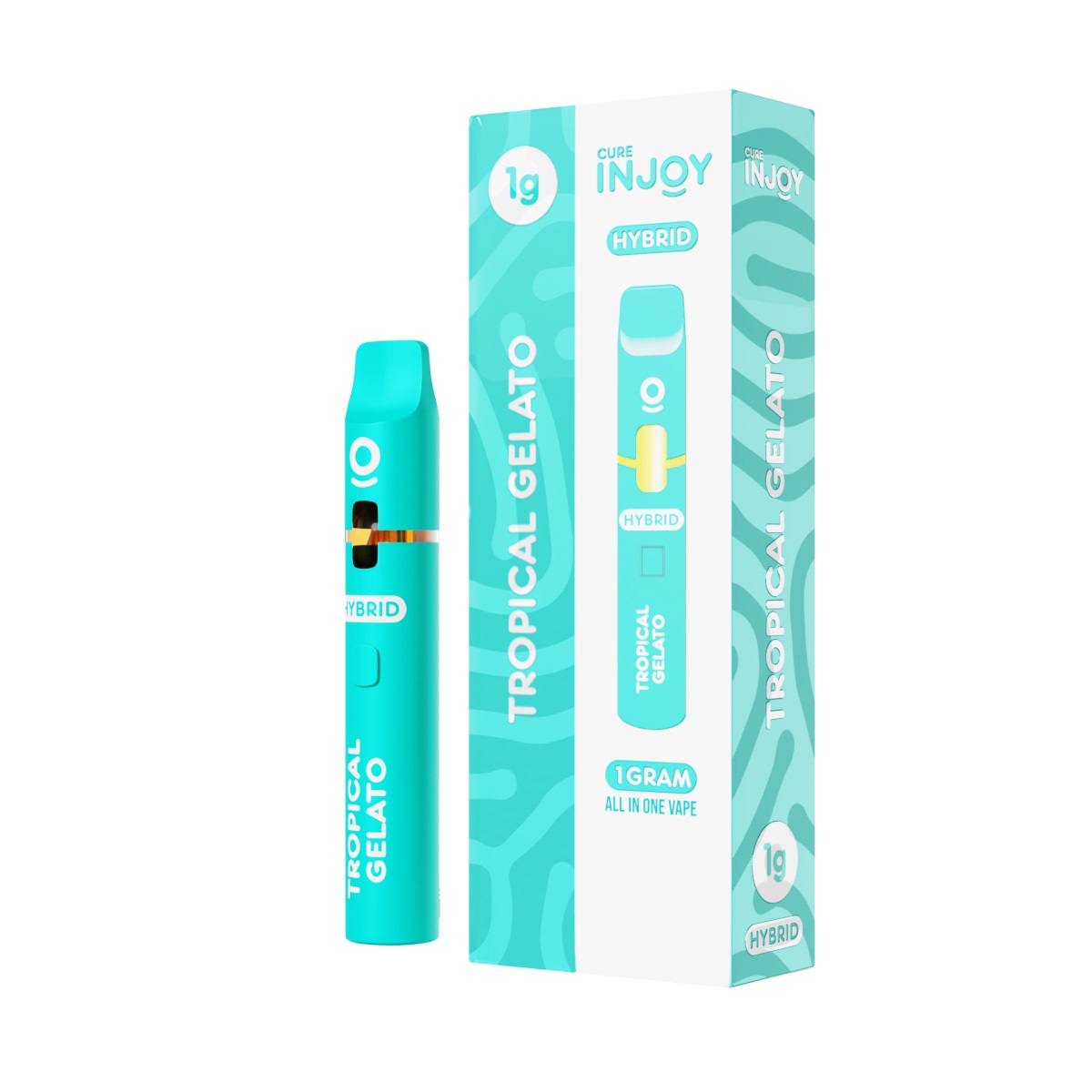 Photograph of product: Cure Injoy | Disposable Vape | Tropical Gelato | 2g