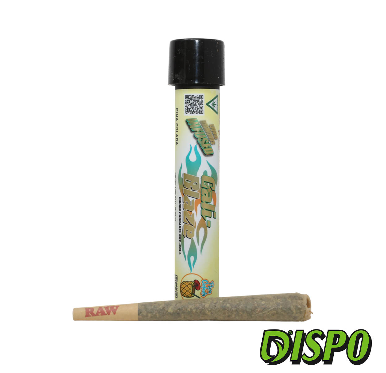 Photograph of product: Cali Blaze - Pina Colada 1.2G Infused Joint