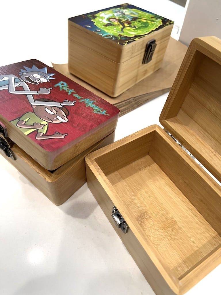 Photograph of product: Rick & Morty stash box