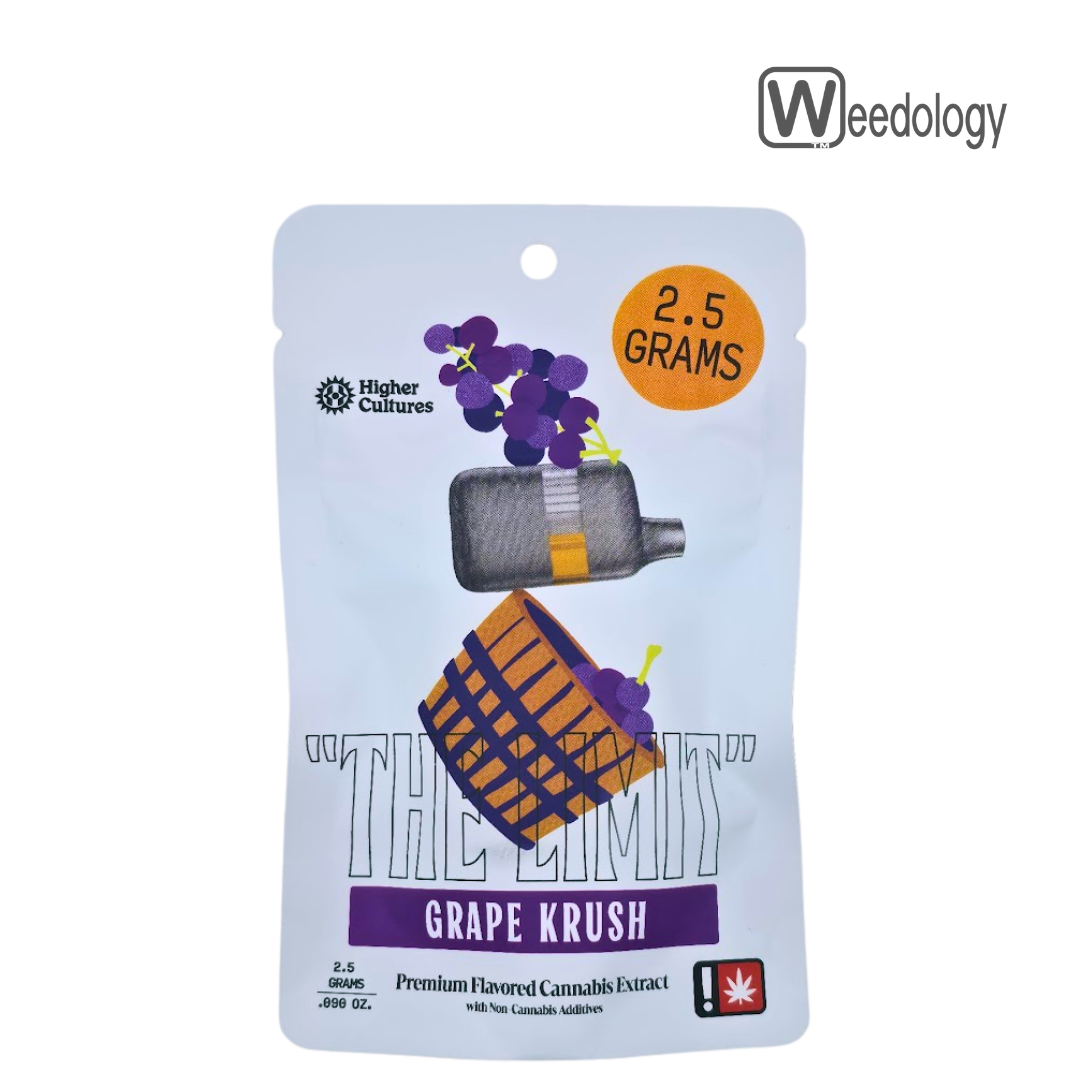 Photograph of product: Higher Cultures 2.5g GRAPE KRUSH FLAV-DST AIO
