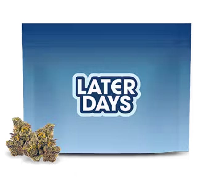 Photograph of product: Later Days: Powerr Boost 3.5G Flower - Hybrid