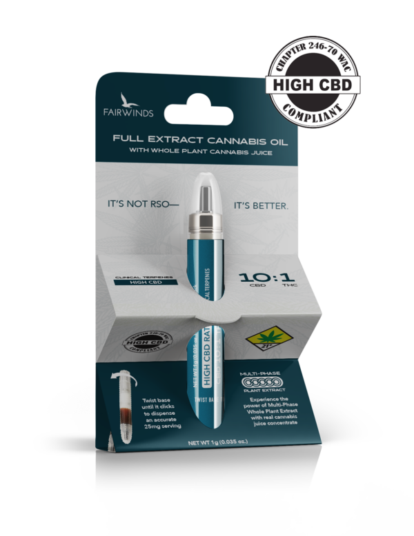Photograph of product: 10:1 FECO with Clinical Terpenes | 1g (DOH)