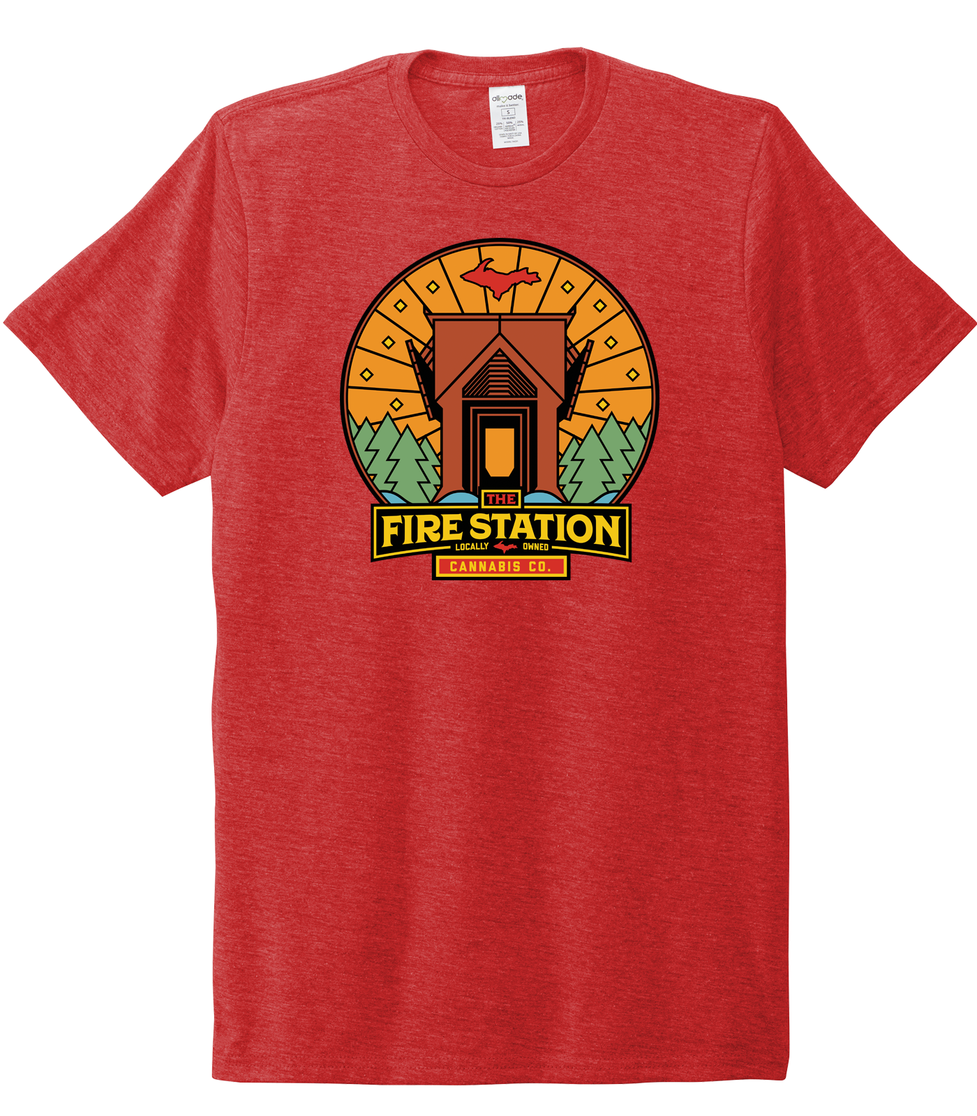 Photograph of product: TFS Apparel - Oredock Red T-Shirt XL
