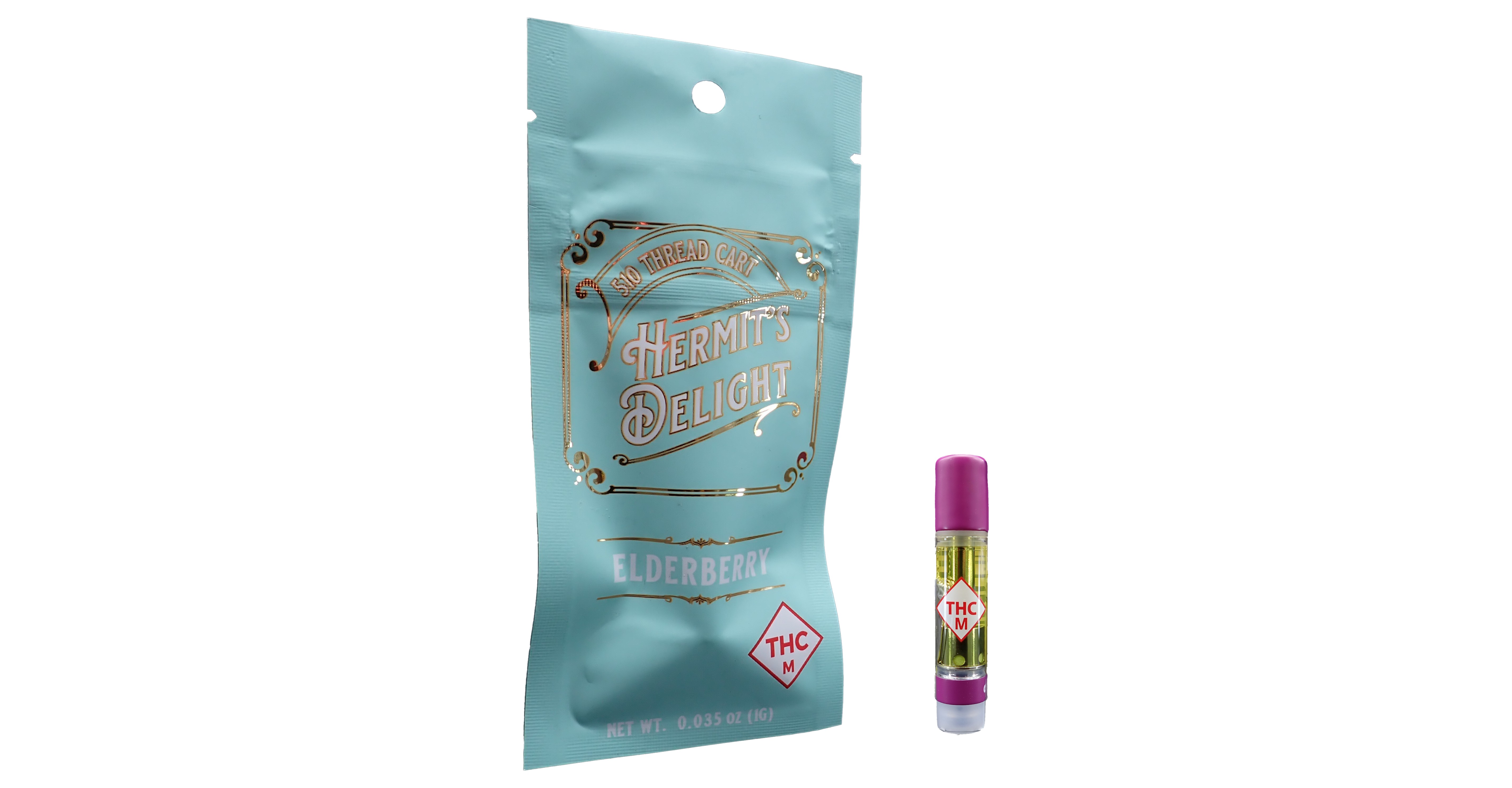 Photograph of product: Elderberry (H) - Hermit's Delight - 1g Vape Cart