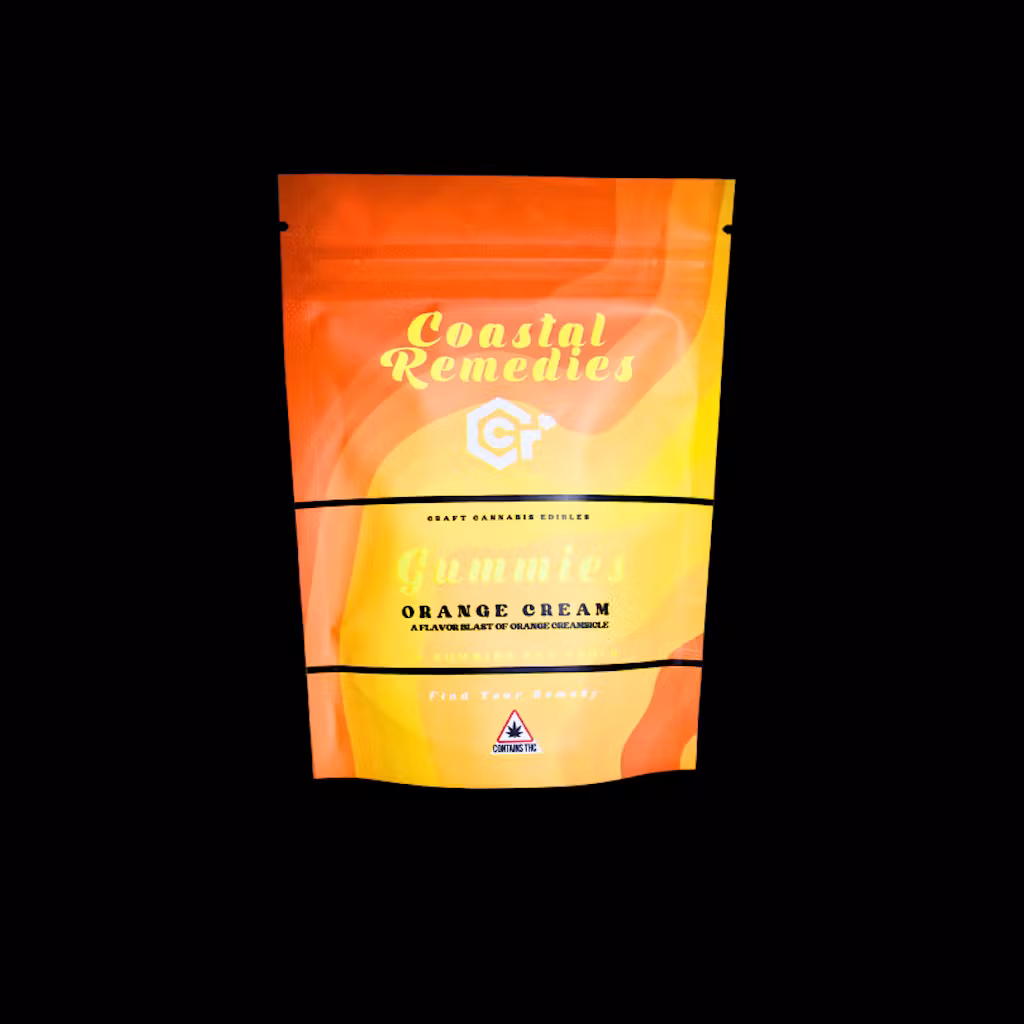 Photograph of product: Gummy Edibles - Orange Creamsicle - 250MG