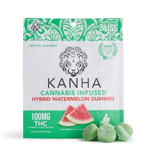 Photograph of product: WATERMELON HYBRID GUMMIES