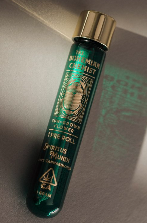 Photograph of product: Black African Magic (S) "Spiritus Mundi" 1g PREROLL - The Bohemian Chemist