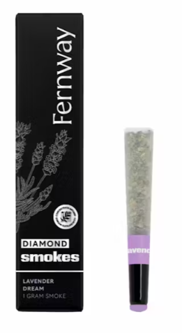 Photograph of product: Lavender Dream Diamond Infused Preroll