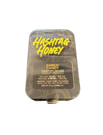 Photograph of product: au chocolattag Honey | Garlic Candy | Pre Roll | 5-Pack