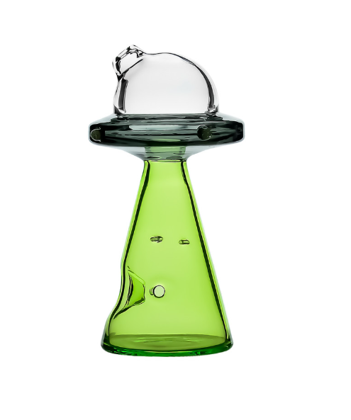 Photograph of product: Hand Pipe I Calibear I UFO Vortex [Green]