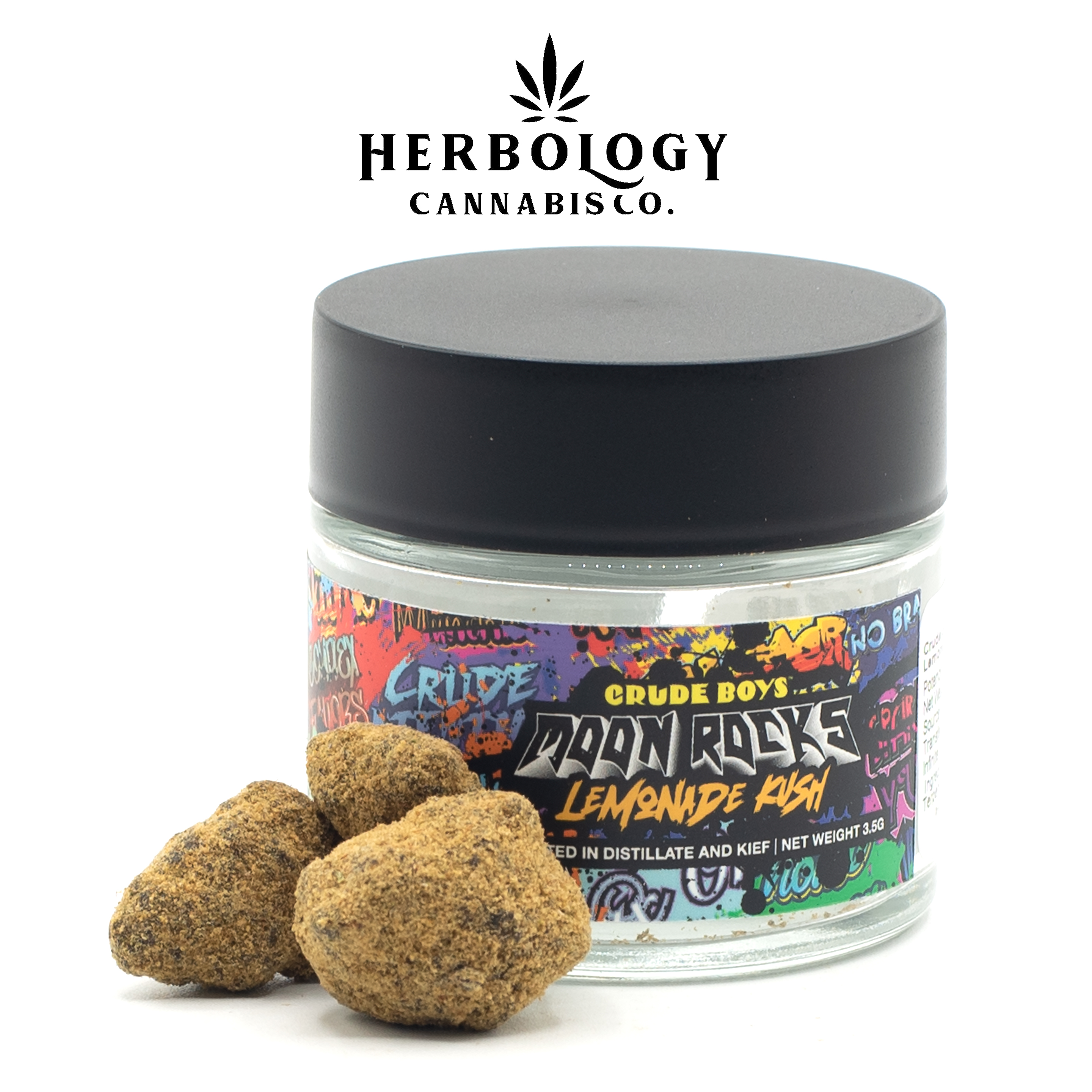 Photograph of product: Crude Boys | Moonrock | Lemonade Kush | 3.5g