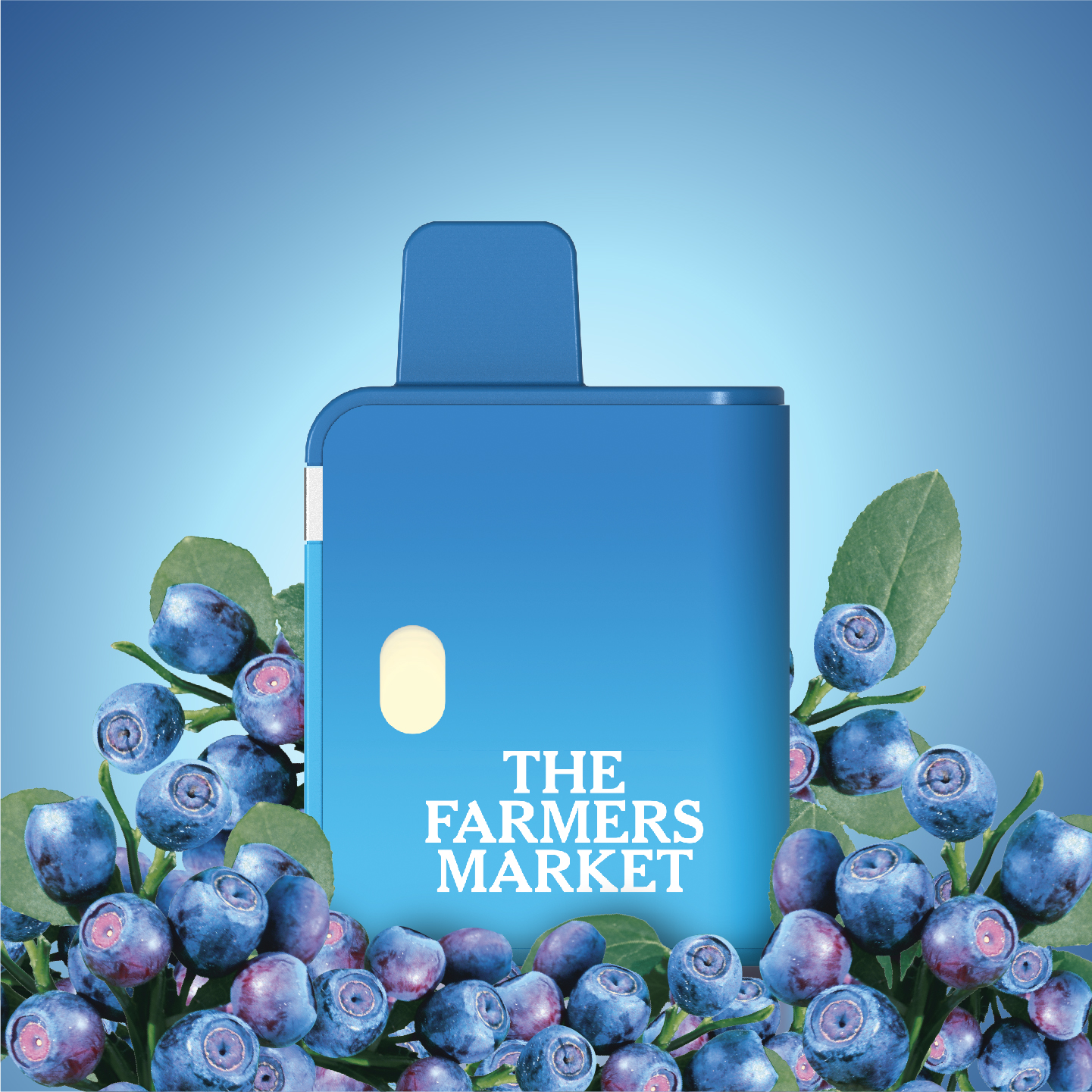 Photograph of product: The Farmers Market Vape Cart Distillate Disposable- Blueberry Muffin OG