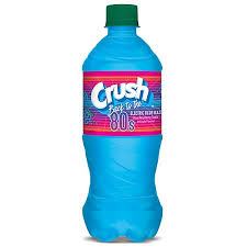 Photograph of product: Crush Soda - Electric Blue Razz 20oz