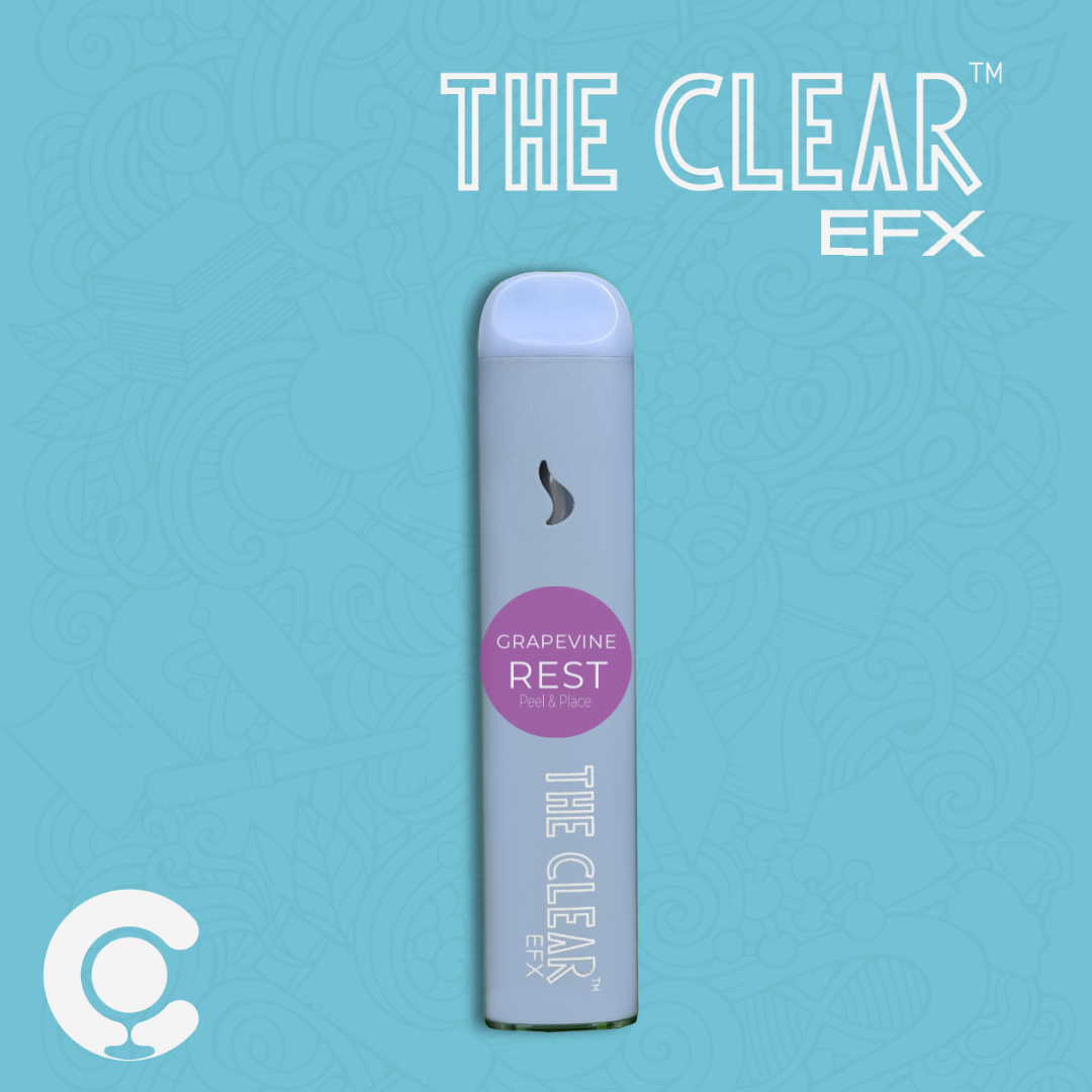 Photograph of product: The Clear EFX Rest Grapevine 2:1 All-In-One 1000mg Vape