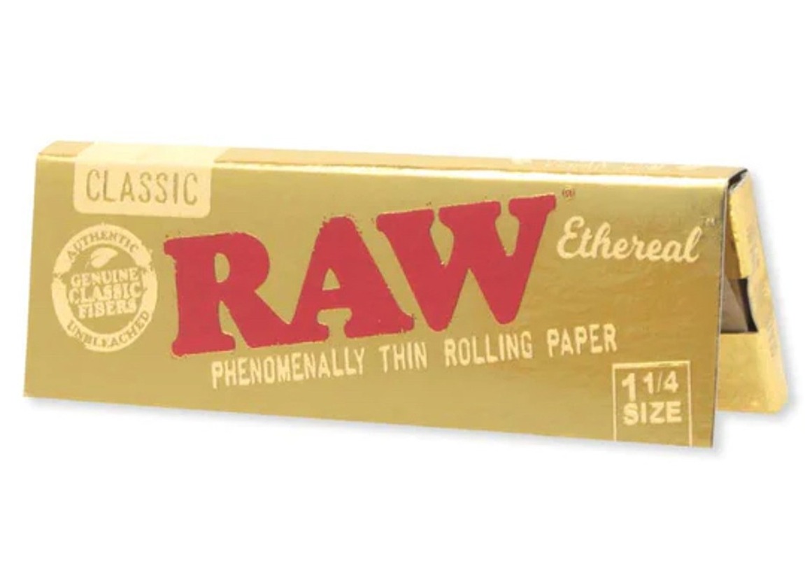 Photograph of product: RAW | Ethereal 1.25 Phenomenally Thin Rolling Paper - 50Pc