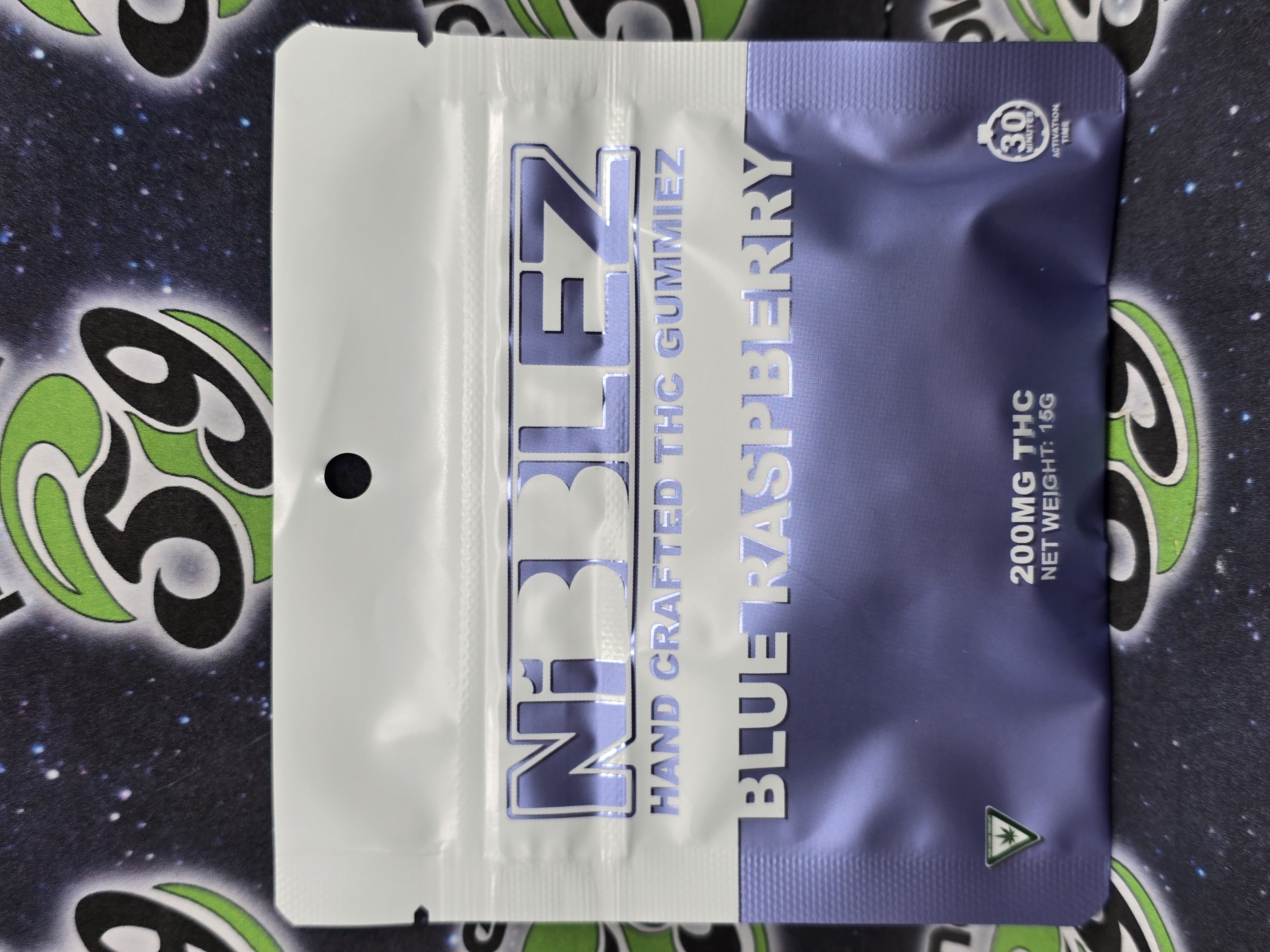 Photograph of product: Nibblez | Blue Raspberry | 200mg