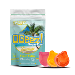 Photograph of product: OGeez! - Tropical Sunny Oui'd 100mg 10pk Sugar Free Gummies