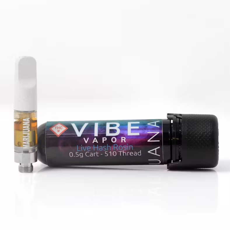 Photograph of product: Mississippi Nights - Vibe Oui'd - 0.5g Live Rosin Vape Cart