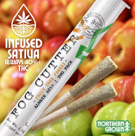 Photograph of Product: Fruit Tree Frenzy 0.5g Pre-roll 2pk | 1g