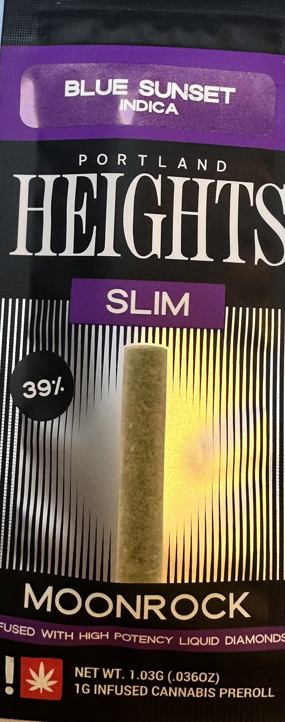 Photograph of product: PORTLAND HEIGHTS - MOONROCK - SLIMS - 1G - Oui'd - BLUE SUNSET