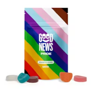 Photograph of product: Pride | 10mg | 10pk | Gummies | Good News