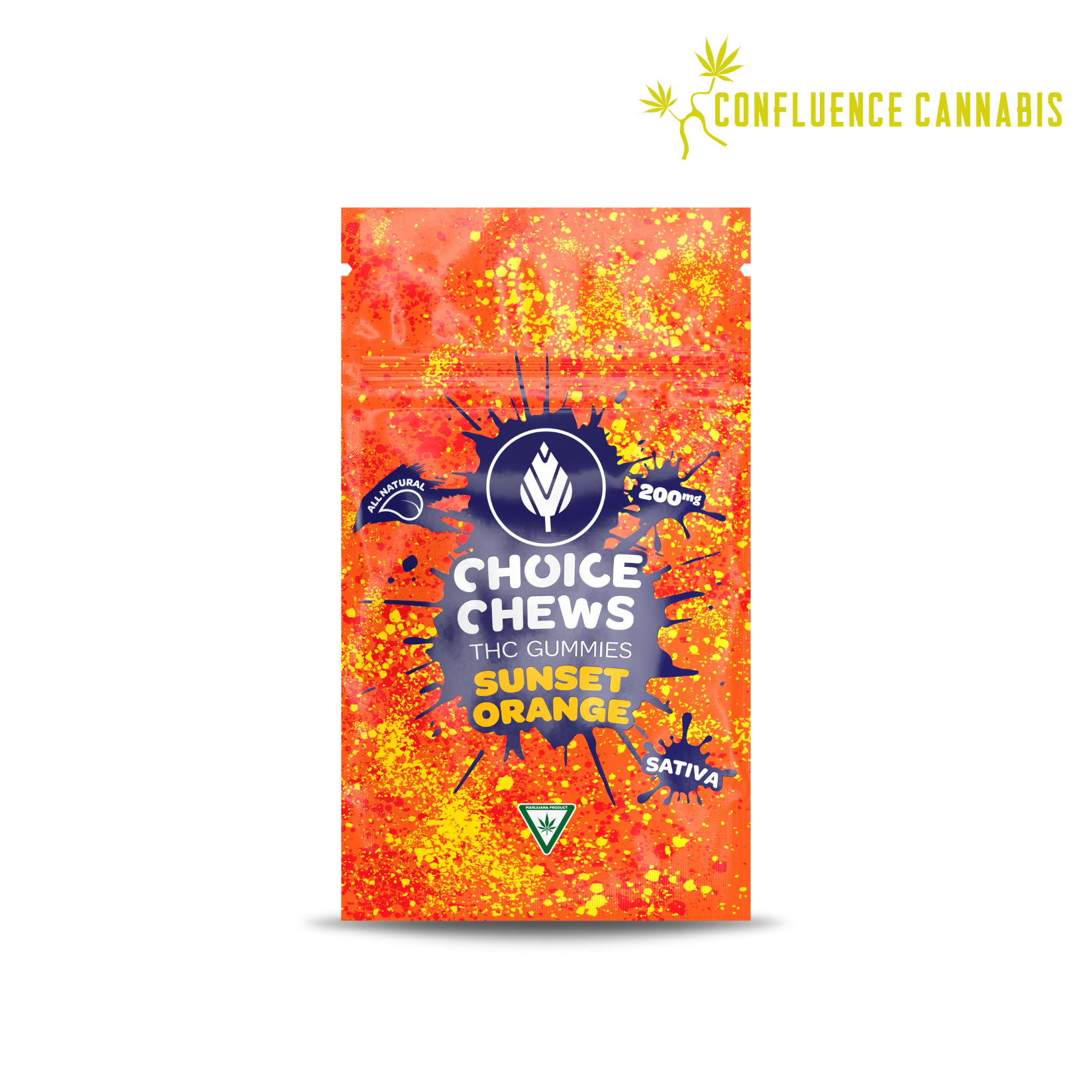 Photograph of product: Sunset Orange Choice Chews (High Dose)