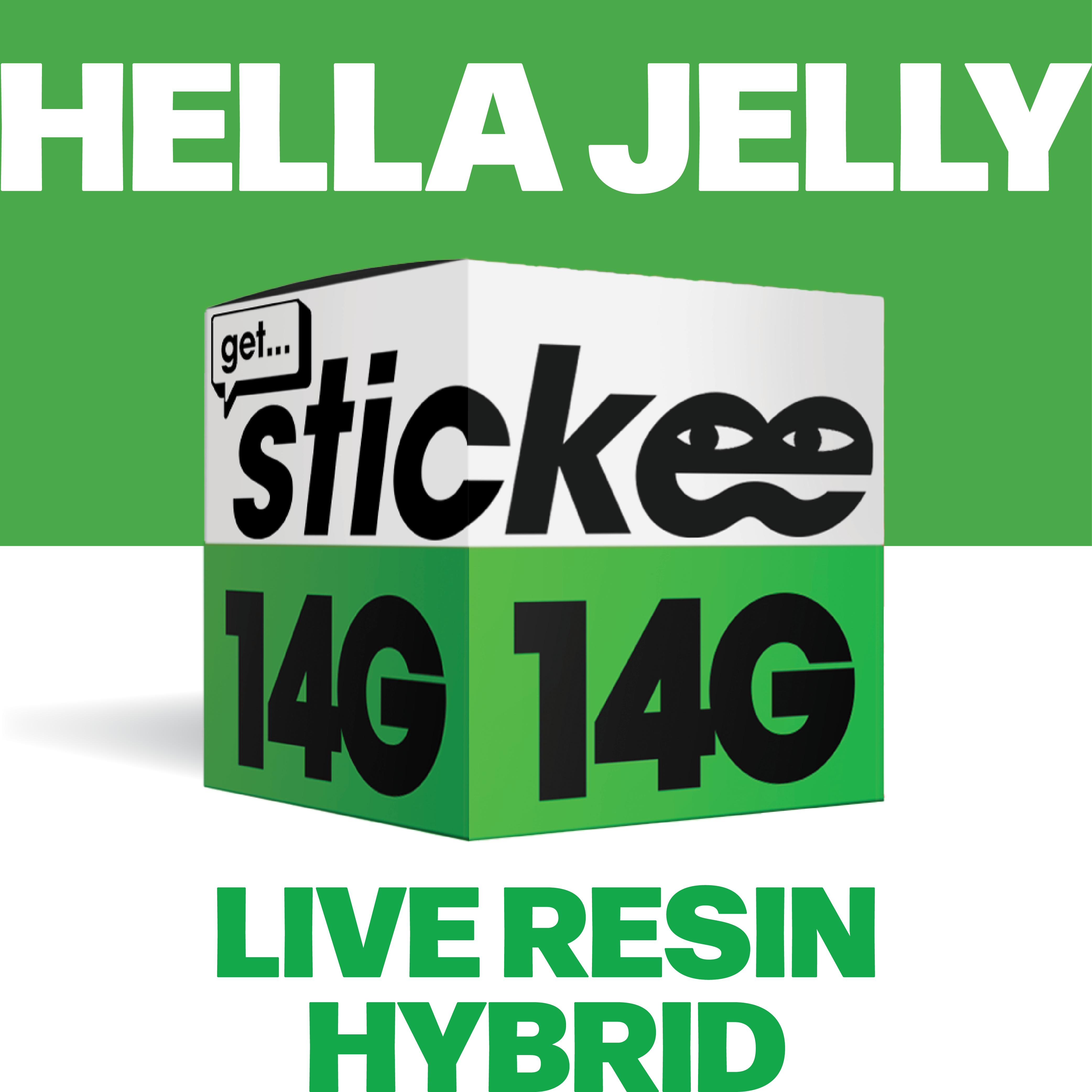 Photograph of product: STICKEE | Hella Jelly | 14G | Live Resin Concentrate