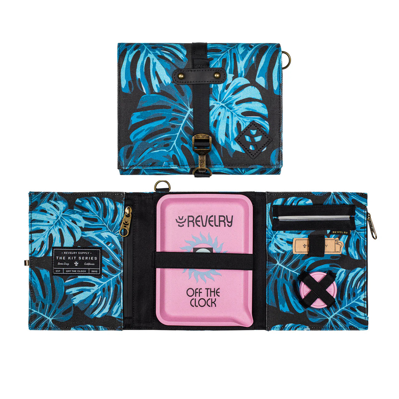 Photograph of product: Revelry | Smell Proof Rolling Kit | Monstera