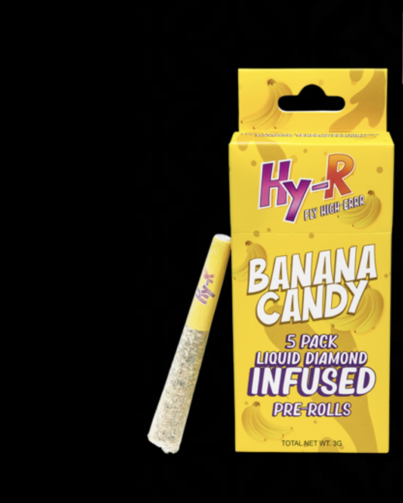 Photograph of product: AU HY-R: Banana Candy Infused (5x 5-pack