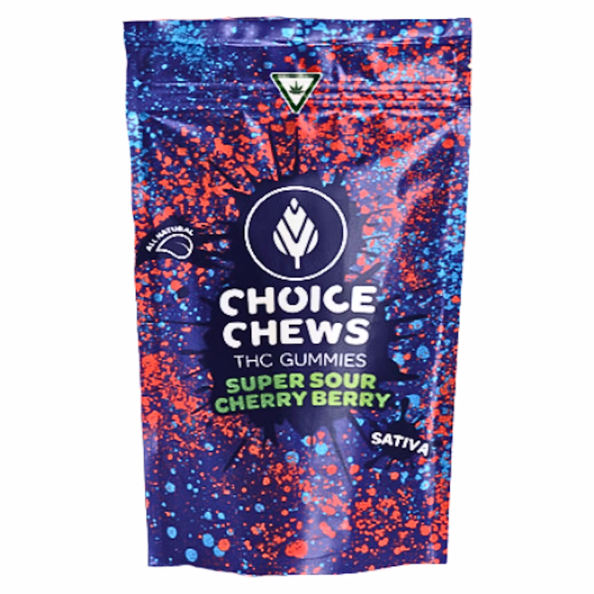 Photograph of product: Choice Chews - Cherry Berry Gummies (Oui'd) 200mg