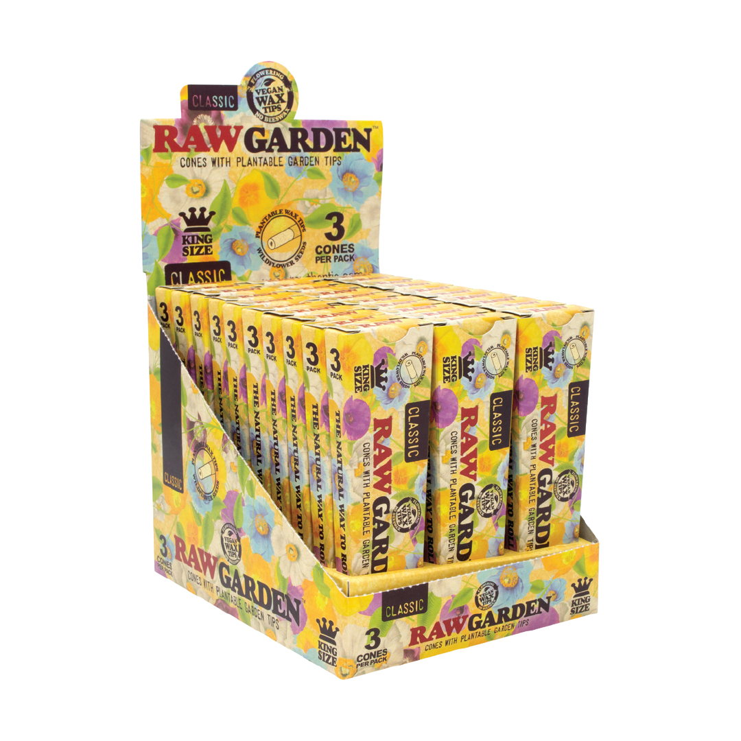 Photograph of product: RAW Classic Cones King Size Garden 3pk