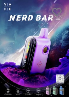 Photograph of product: Sweet Lemon Nerd Bar Distillate Disposable Vape