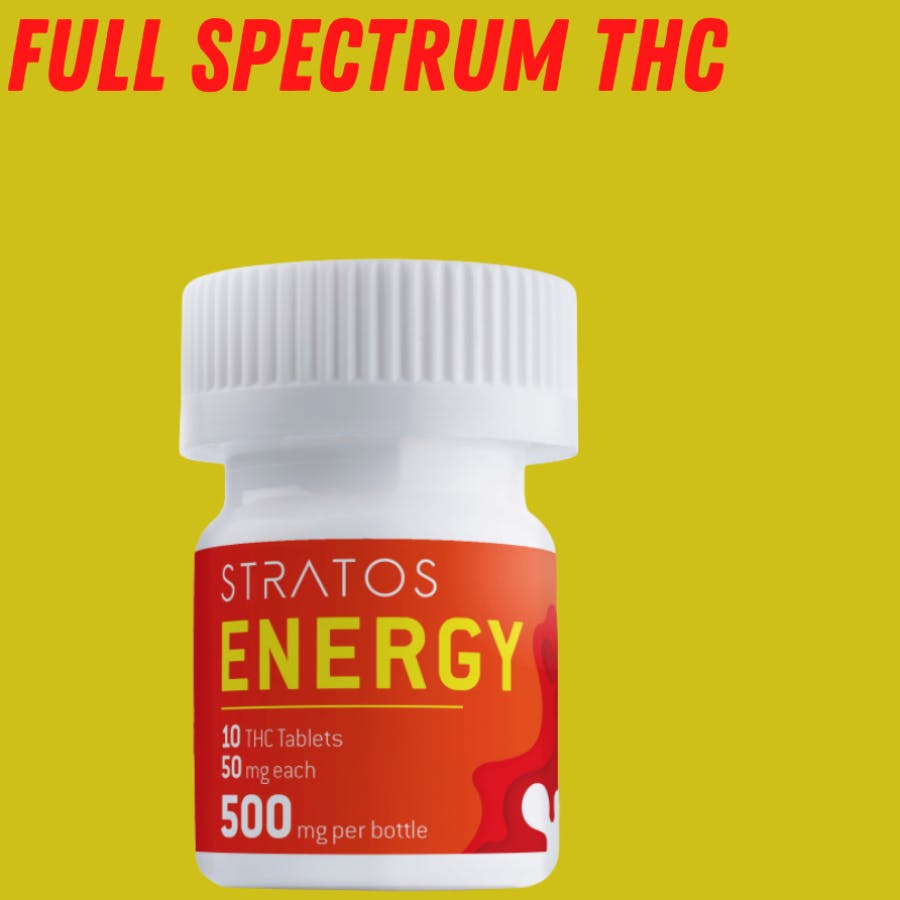 Photograph of product: STRATOS - ENERGY 500 TABLETS