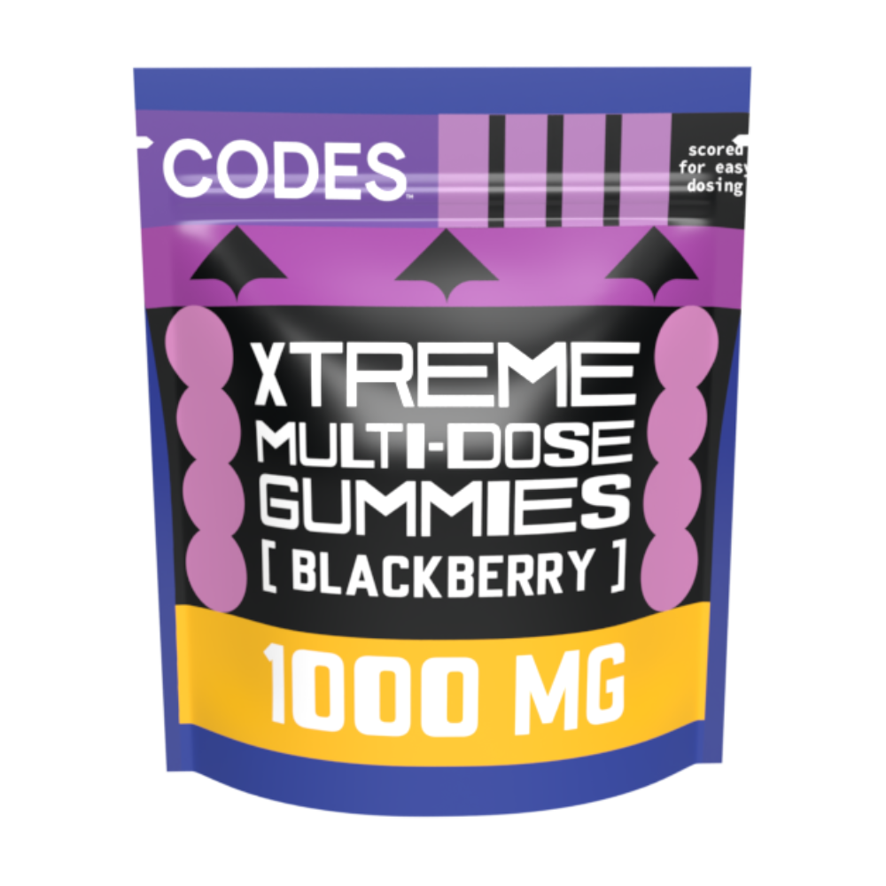 Photograph of product: BLACKBERRY | XTREME GUMMY | 100MG | 10 PACK