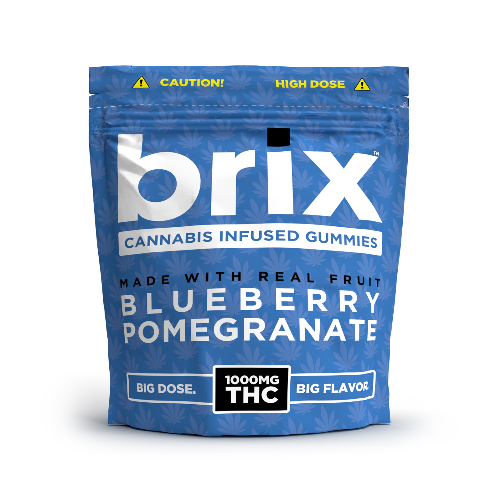 Photograph of product: Baked Bros - Brix Gummies - Blueberry Pomegranate (H) (1000mg)